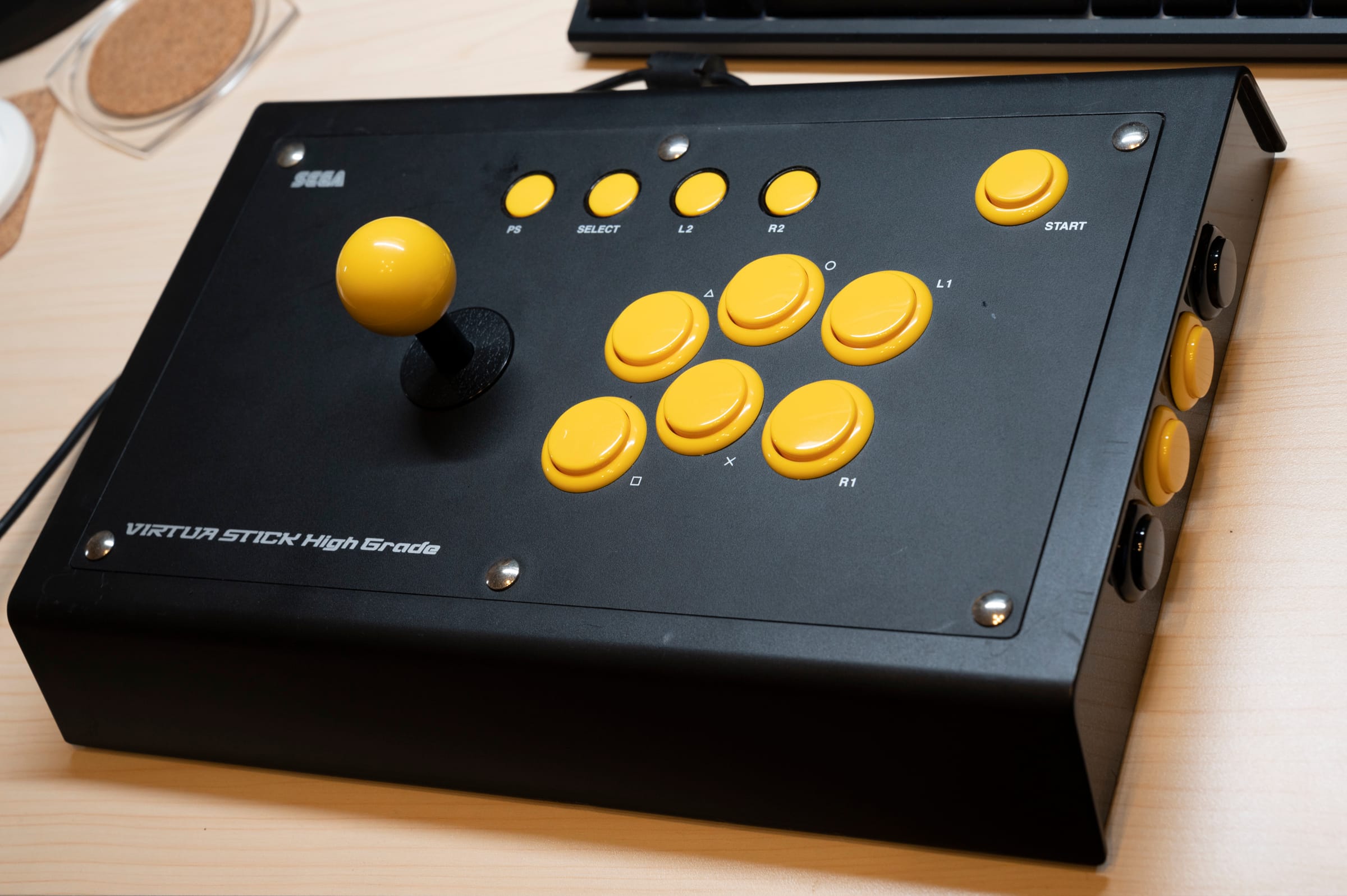 セガ バーチャスティックハイグレードに万能アケコン基板のBrook UFBを入れてみた